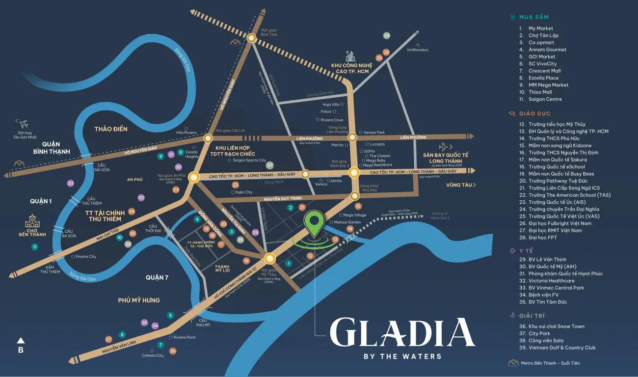 Khám phá 6 giá trị sống chất lượng tại khu compound Gladia