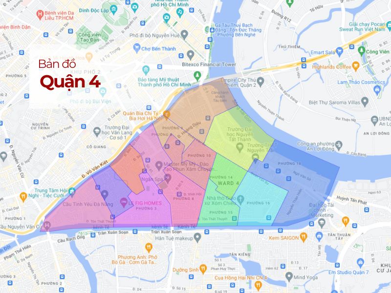 An ninh tốt, dân trí cao - Khu dân cư Quận 4, Nhà phố
