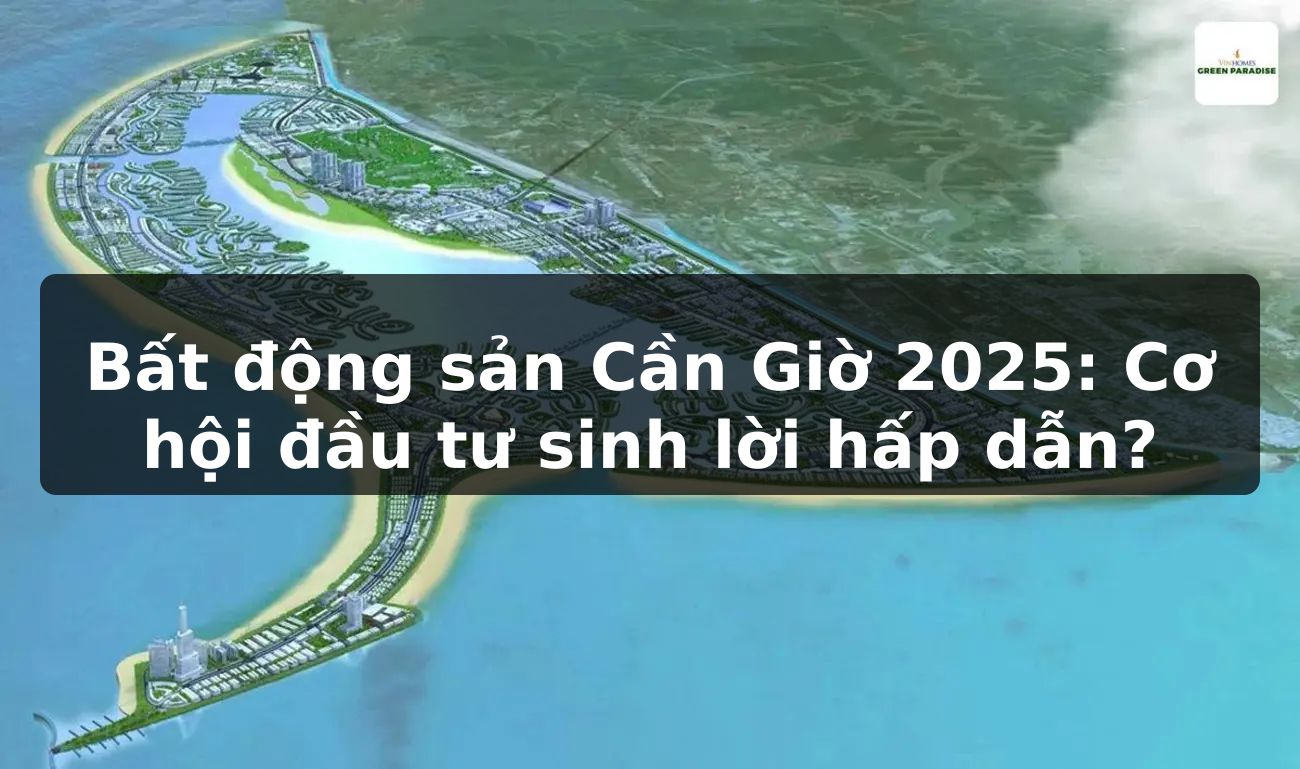 Bất động sản Cần Giờ 2025: Cơ hội đầu tư sinh lời hấp dẫn?