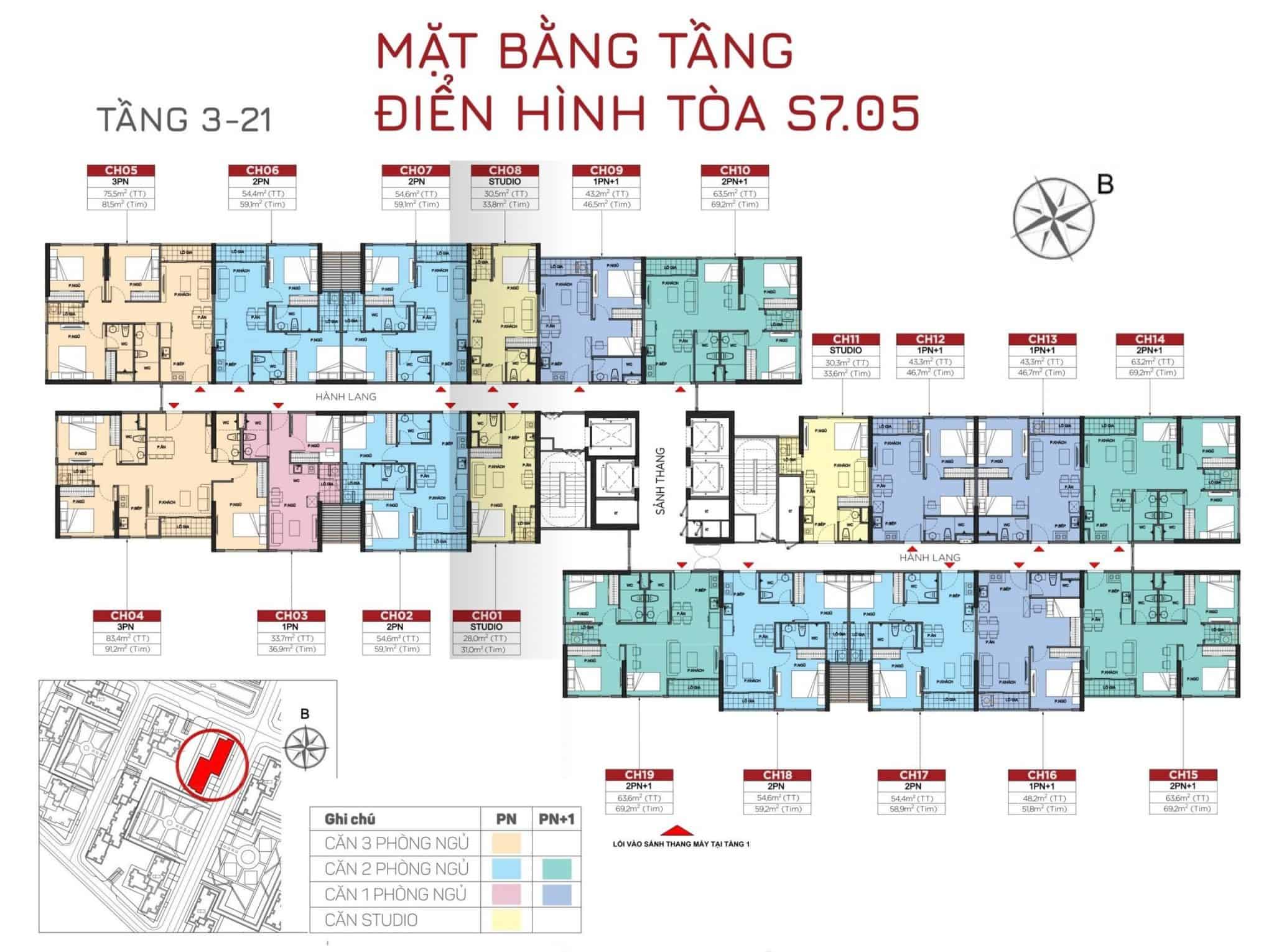 Căn hộ S7 Origami Vinhomes Grand Park: Thiết kế Nhật Bản, sống xanh giữa lòng đô thị