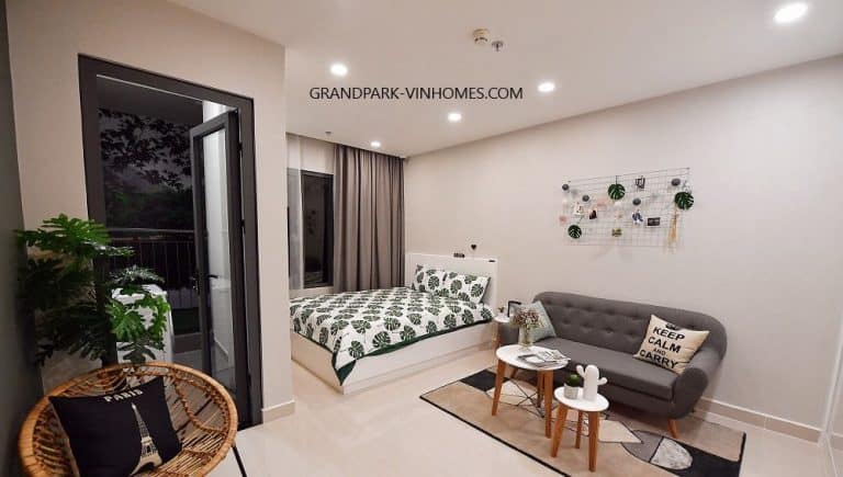 Căn hộ Studio Vinhomes Grand Park: Không gian sống tối ưu, tiện ích đầy đủ