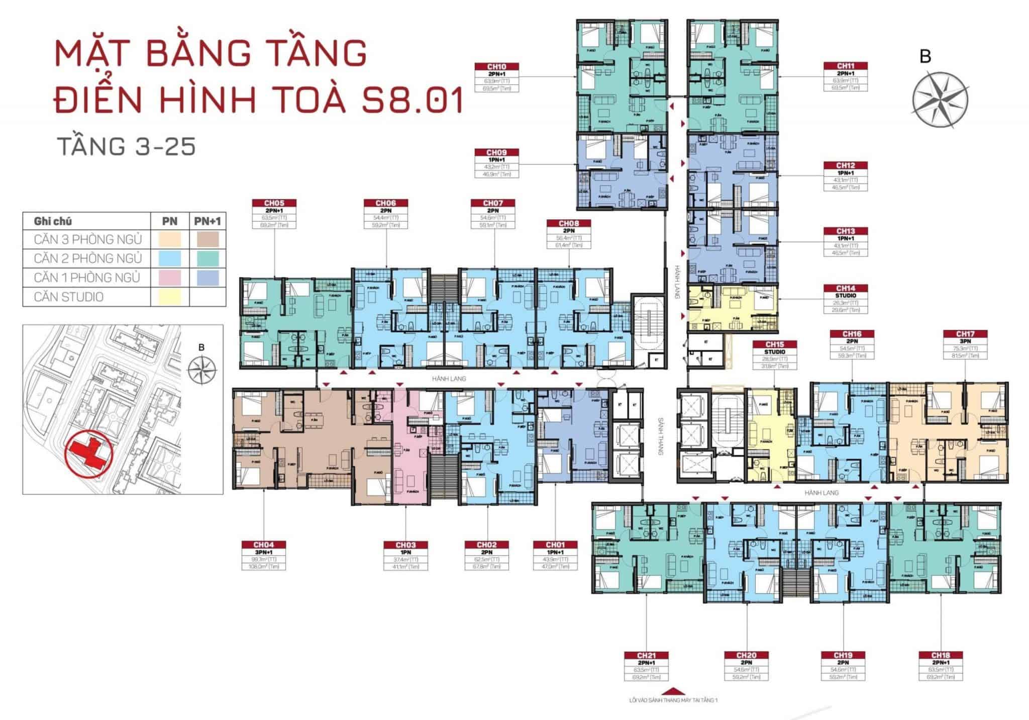Căn hộ The Origami S8: Cuộc sống xanh mát tại Vinhomes Grand Park