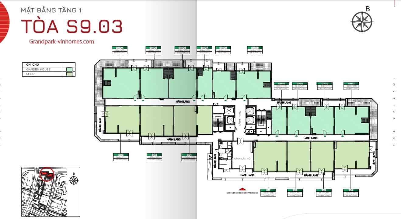 Căn hộ The Origami S903 Vinhomes Grand Park: Thiết kế tối ưu, sống xanh mát
