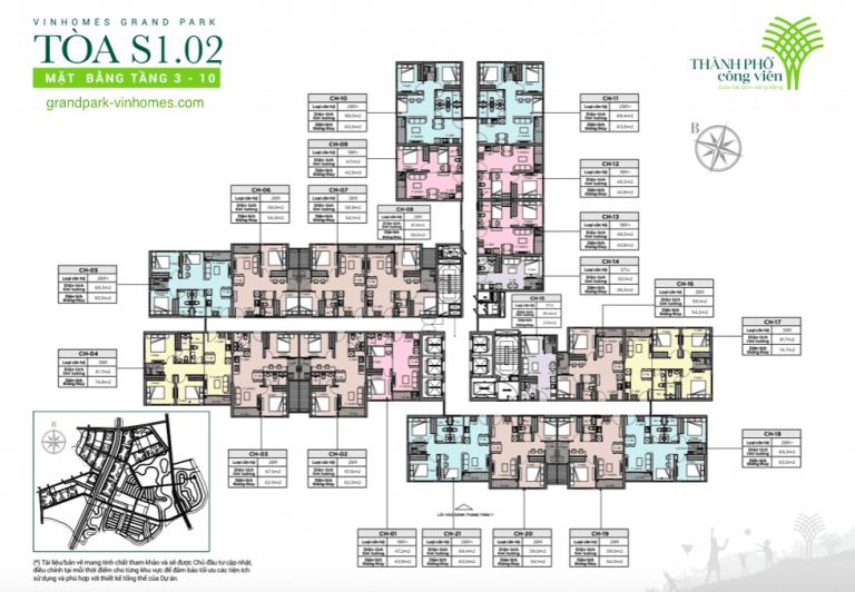 Căn hộ The Rainbow S1.02 Vinhomes Grand Park: Đánh giá chi tiết & thông tin mới nhất