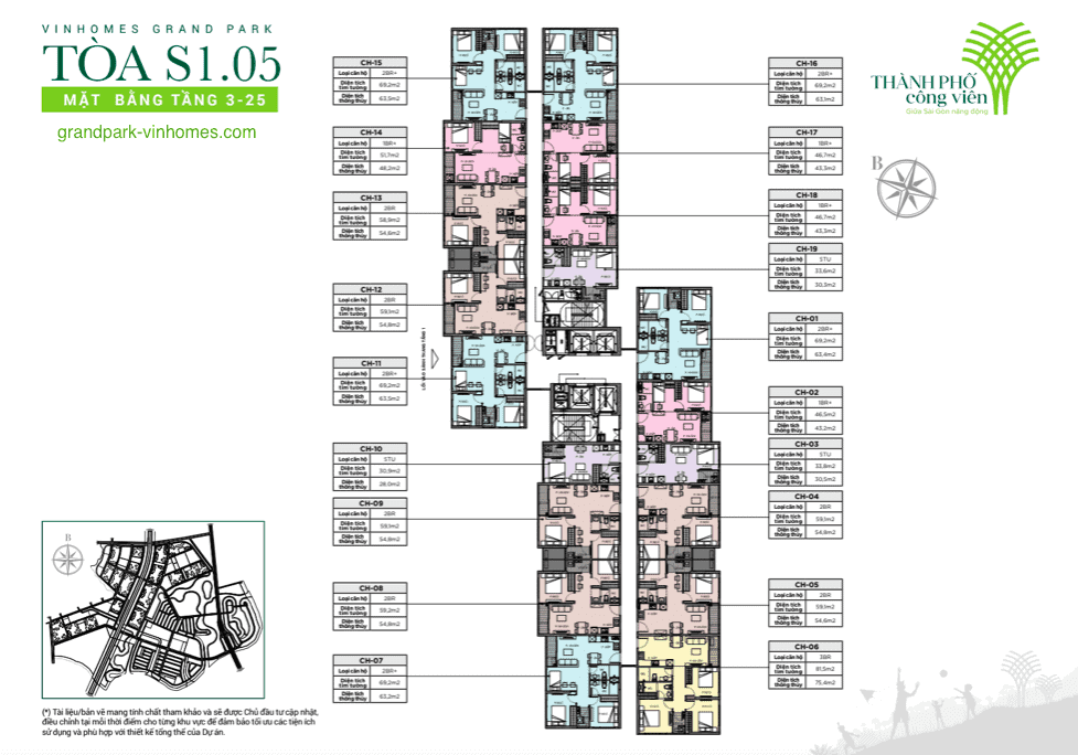 Căn hộ Vinhomes Grand Park - S1.05: Đánh giá chi tiết & thông tin mới nhất
