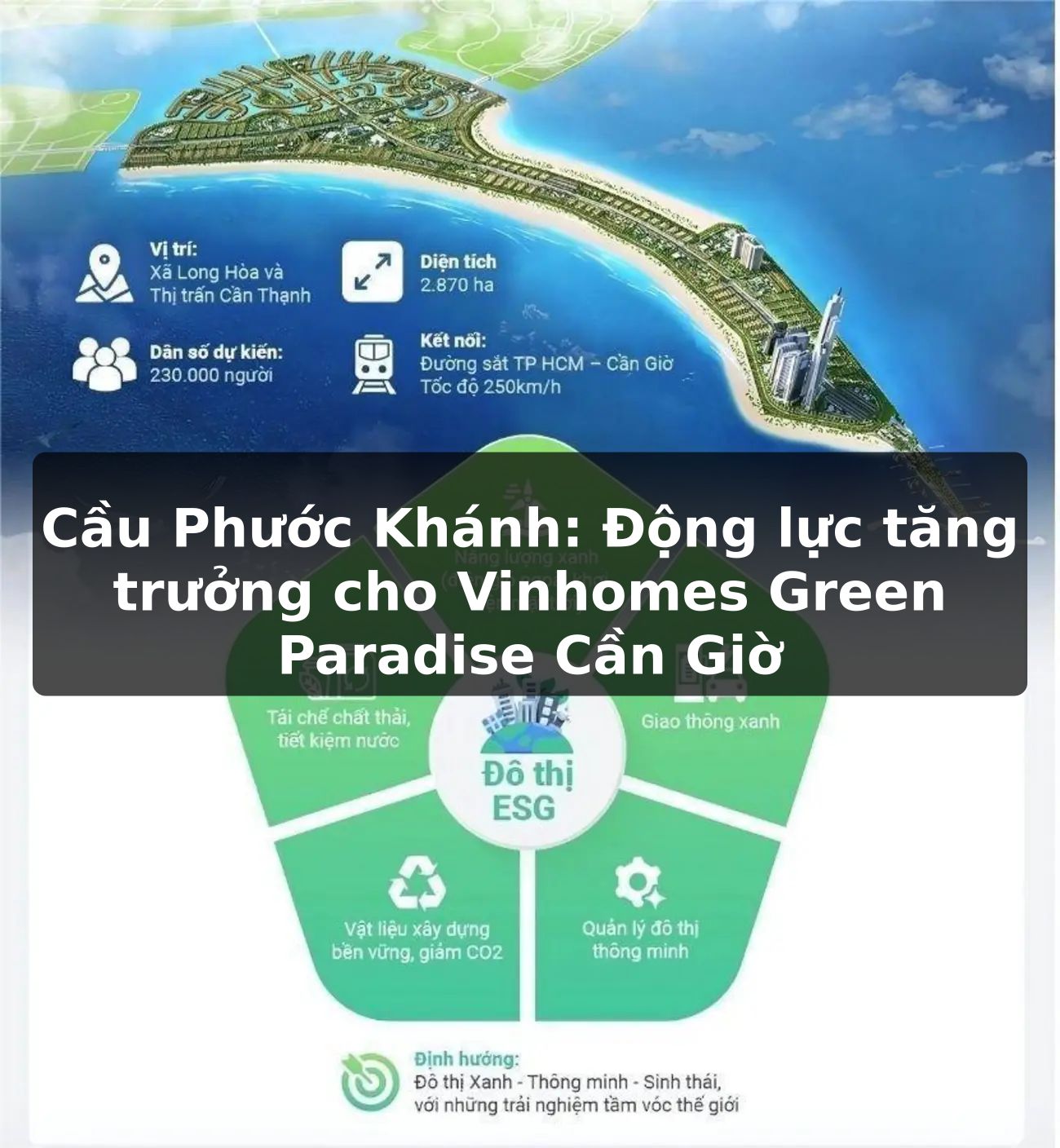 Cầu Phước Khánh: Động lực tăng trưởng cho Vinhomes Green Paradise Cần Giờ
