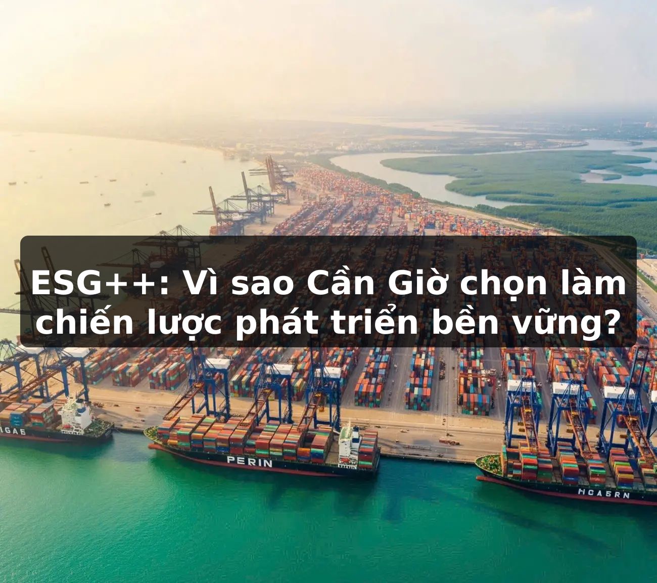 ESG++: Vì sao Cần Giờ chọn làm chiến lược phát triển bền vững?