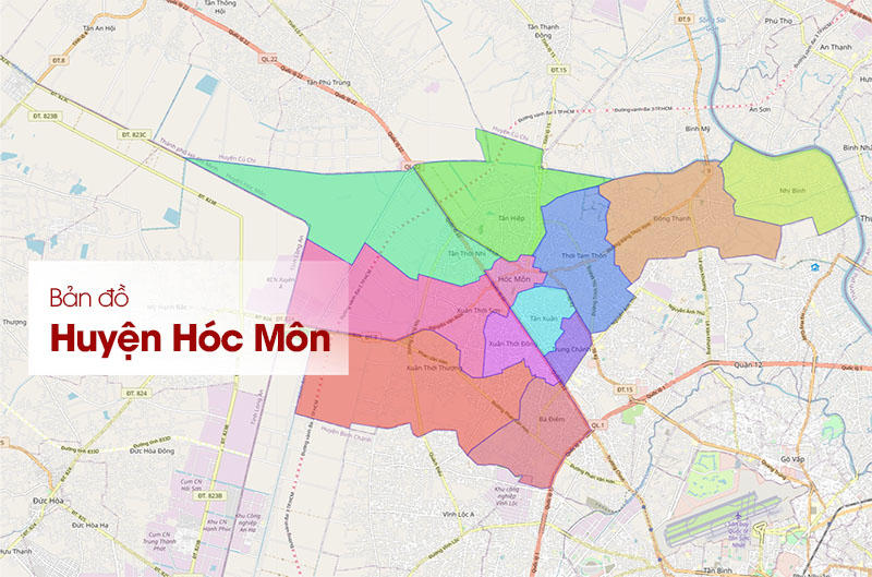 Hóc Môn - Bản đồ chi tiết, thông tin quy hoạch & tiềm năng phát triển