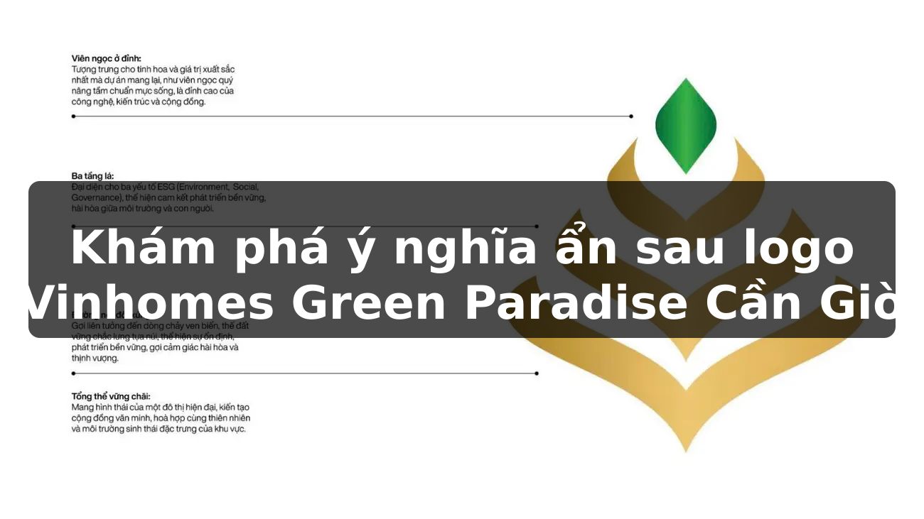 Khám phá ý nghĩa ẩn sau logo Vinhomes Green Paradise Cần Giờ