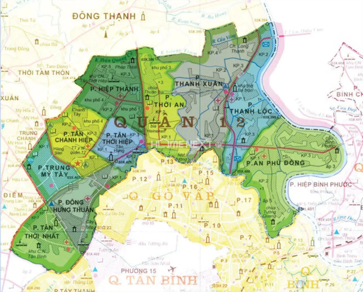 Khu dân cư văn minh, an ninh - Nhà phố Quận 12