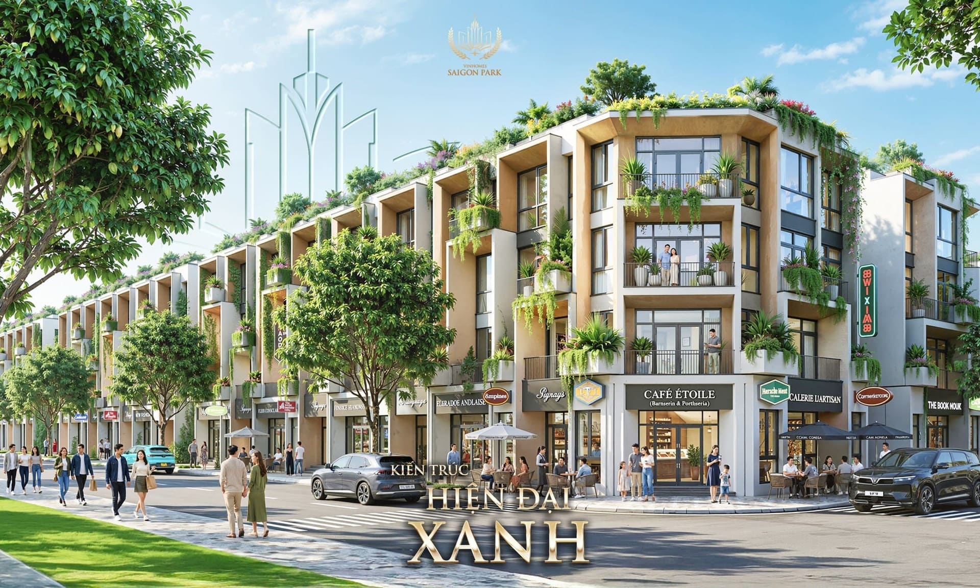 Tìm hiểu về kiến trúc xanh đồng bộ tại Vinhomes Saigon Park