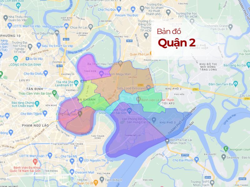 Quận 2 TP.HCM: Tổng Quan Vị Trí, Phân Chia Hành Chính Mới Nhất
