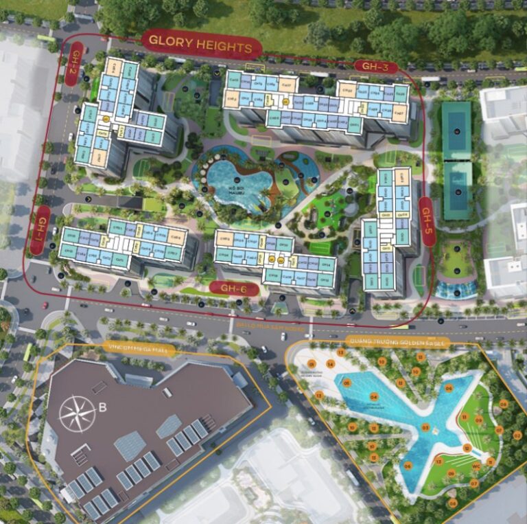 Shophouse Glory Heights: Vị trí đắc địa, kinh doanh thuận lợi