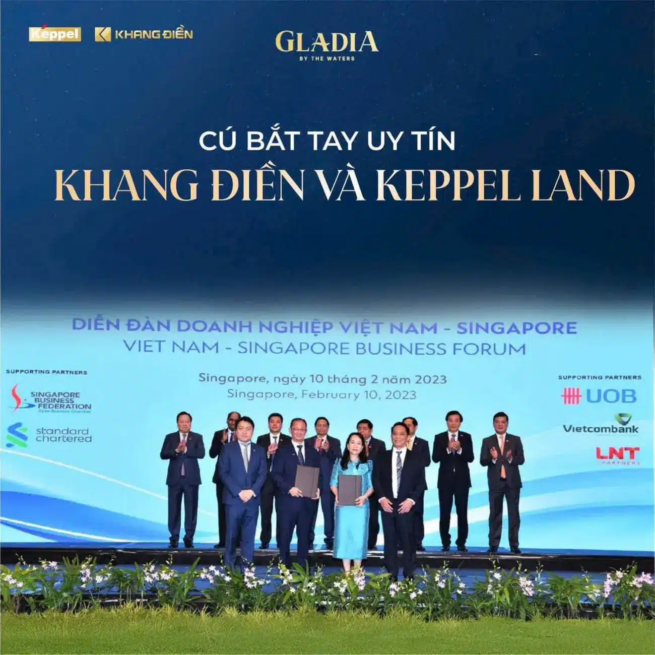 Thông tin lễ ra mắt dự án Gladia by the Waters tại TP.HCM