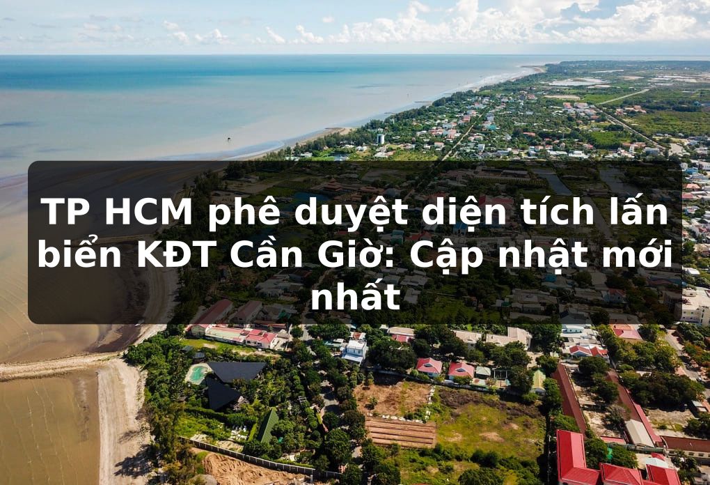 TP HCM phê duyệt diện tích lấn biển KĐT Cần Giờ: Cập nhật mới nhất