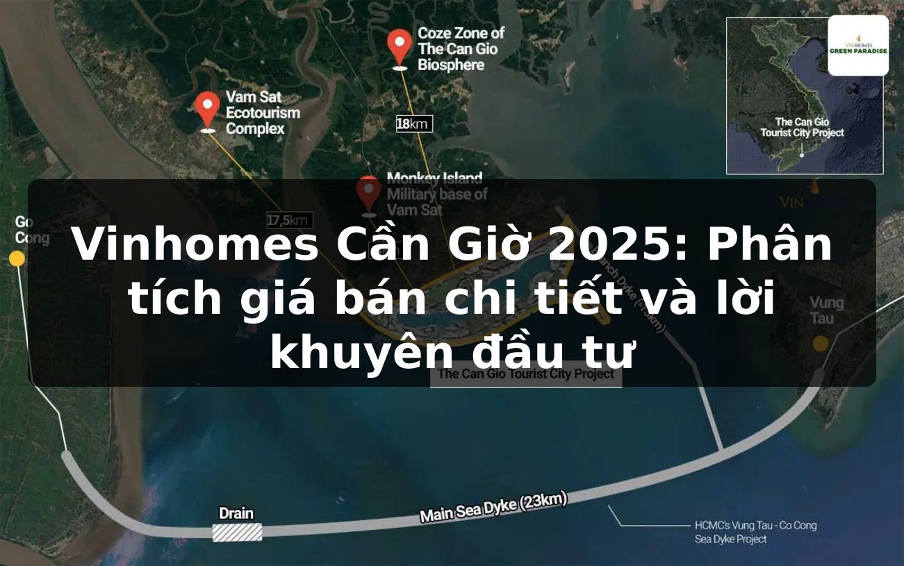 Vinhomes Cần Giờ 2025: Phân tích giá bán chi tiết và lời khuyên đầu tư