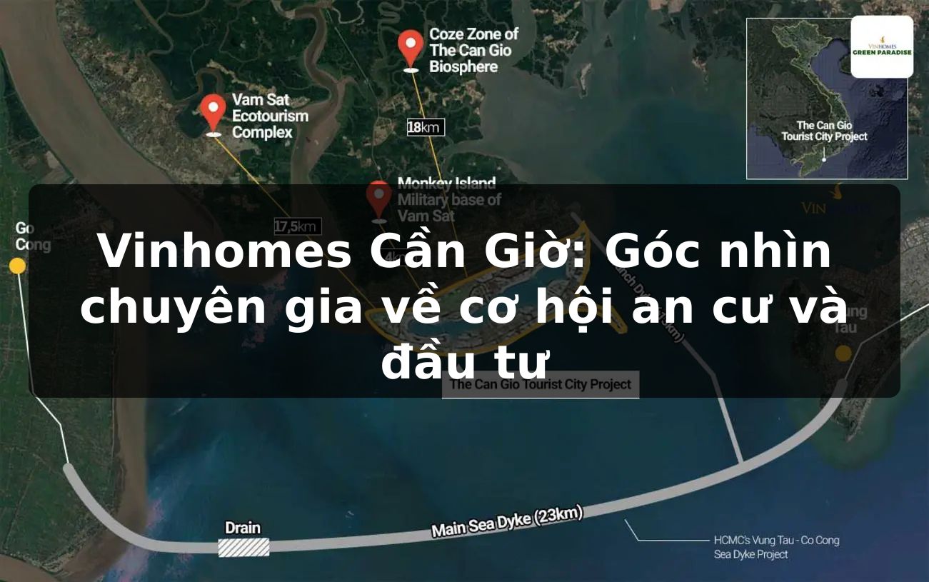 Vinhomes Cần Giờ: Góc nhìn chuyên gia về cơ hội an cư và đầu tư