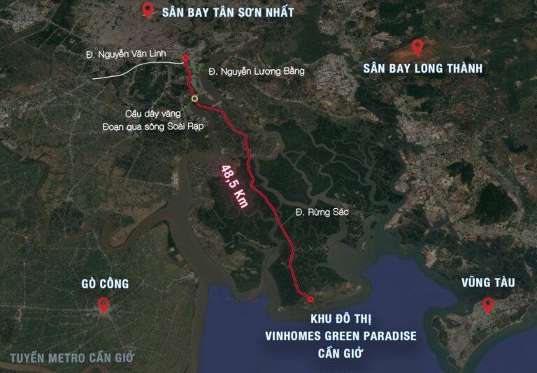 Vinhomes Green Paradise thúc đẩy kết nối tại Cần Giờ